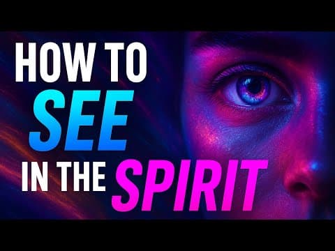 How to see in the spirit | 10 Minute Prophetic Training thumbnail