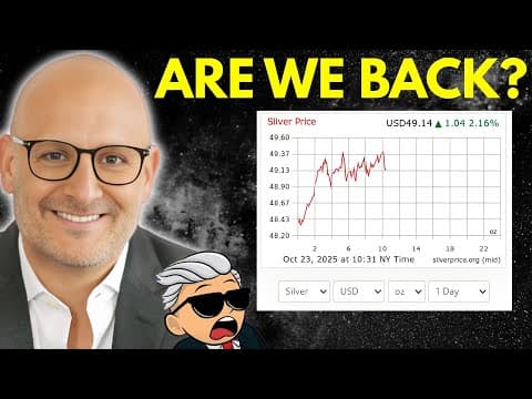 💰 WARNING: THIS Strange Indicator Predicts When Silver Prices Will DOUBLE! thumbnail