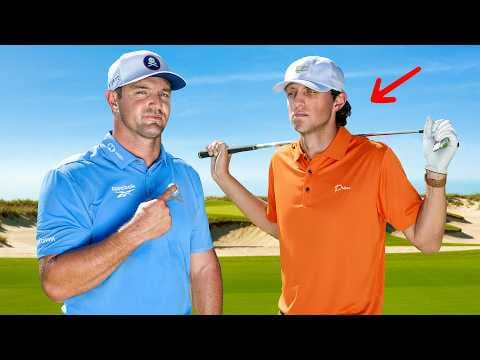 This amateur golfer thinks he can beat a pro... thumbnail