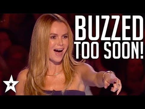 When Judges BUZZ Too Soon! | Britain's Got Talent | Got Talent Global thumbnail
