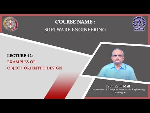 Lecture 42: Examples of object-oriented design thumbnail