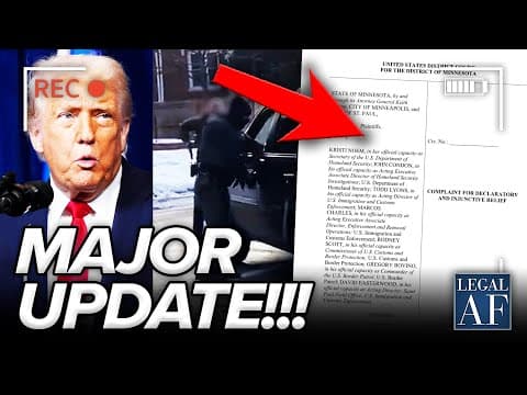 Trump Admin HIT with BLISTERING UPDATE in Ice Shooting COVER-UP thumbnail