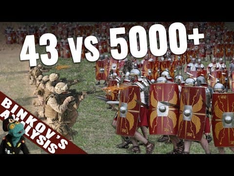Could a Marine platoon defeat a whole Roman Legion? thumbnail