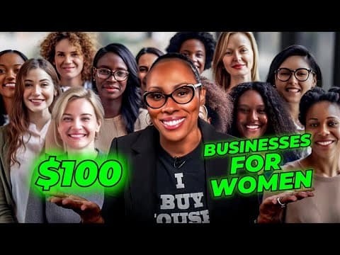 10 Business Ideas That You Can Start Under $100 As A Woman. thumbnail