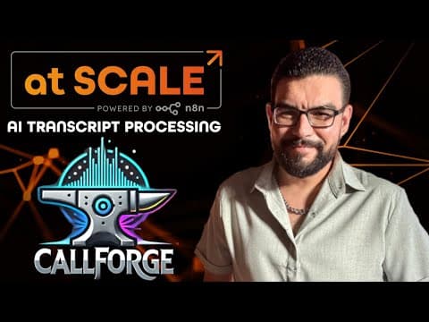 Automating Gong Sales Call Analysis with n8n and AI [n8n At Scale] thumbnail