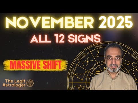 November 2025 Horoscope for all Ascendants | Massive astrological shift in November thumbnail