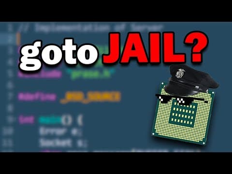 why is it illegal to use "goto"? thumbnail