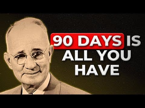 Act Like The Next 90 Days Decide Your ENTIRE Life | Napoleon Hill thumbnail