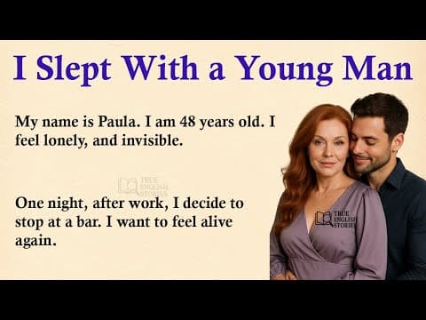 I Slept With a Young Man ✅ Emotional English Story for Listening (A1/A2 Level) ✅ thumbnail