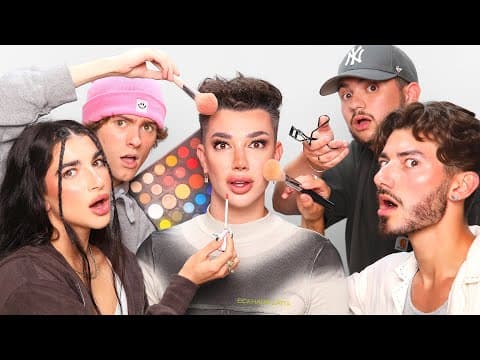 MY TEAM DOES MY MAKEUP!! Makeup Relay Race 🏎💨💄 thumbnail