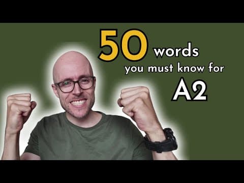 Welche 50 Wörter helfen bei der Goethe-A2-Prüfung? thumbnail