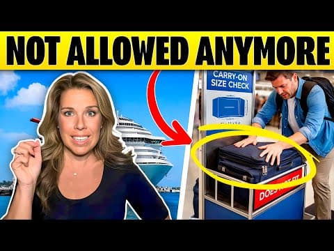 NEW Cruise & Airline Luggage Rules for 2026 (Medication, TSA, Carry-on) thumbnail