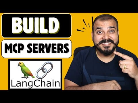 How to Build MCP Servers Using Langchain thumbnail