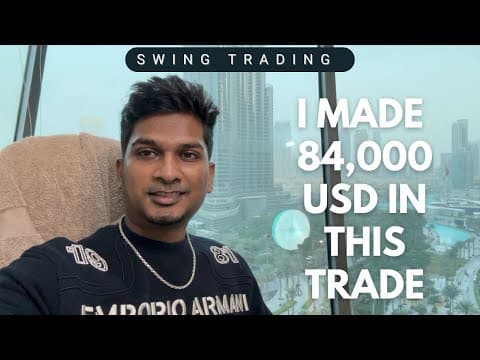 How I made 84,000 USD in this Stock | Swing Trading | The Madras Trader thumbnail