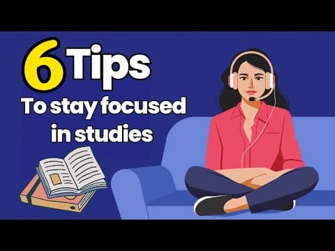 6 Tips To Stay Focused in Studies | Learn English with Podcast Conversation | English Podcast thumbnail