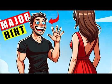 10 Secret Signs He's Attracted to You | Male Psychology thumbnail
