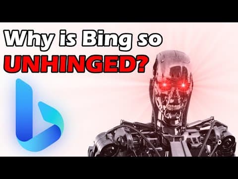 Why is Bing unhinged? Let's talk about Alignment (and how to fix it!) thumbnail