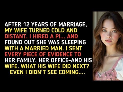 AFTER 12 YEARS OF MARRIAGE, MY WIFE TURNED COLD AND DISTANT. I HIRED A PI... AND FOUND OUT SHE WAS thumbnail