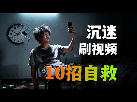 身边的人都沉迷刷视频，我很想偷着乐~~~10招自救 thumbnail