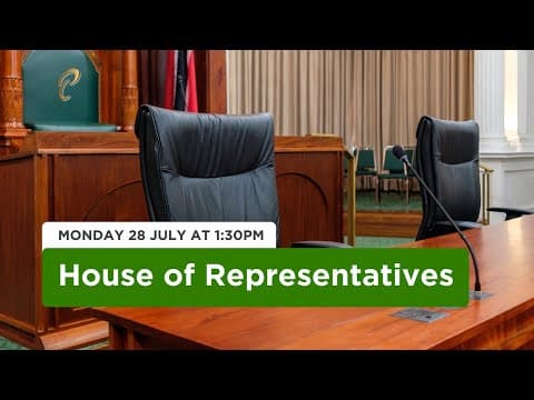 1st Extraordinary Sitting of the House - 1st Session - 13th Parliament - July 28, 2025 thumbnail