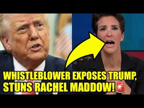 Maddow Just Got STUNNED By An Anti-Trump WHISTLEBLOWER🚨 thumbnail