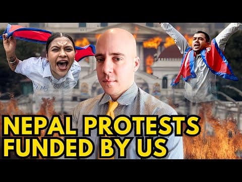 Nepal Protests Are ENGINEERED By The US Government w/Brian Berletic thumbnail