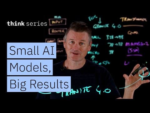 Granite 4.0: Small AI Models, Big Efficiency thumbnail