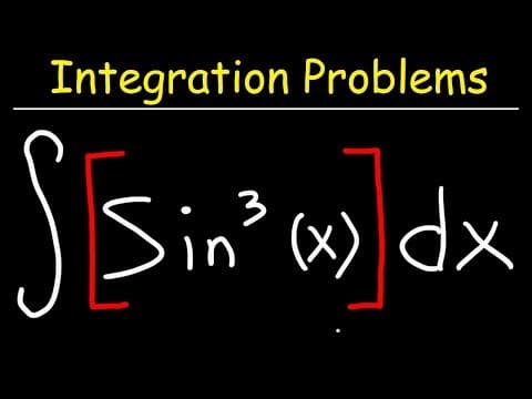 Integral of sin^3x thumbnail