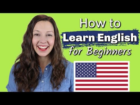 How to Learn English: for Beginners! thumbnail