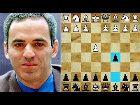 Garry Kasparov's Spectacular Sicilian Defense thumbnail