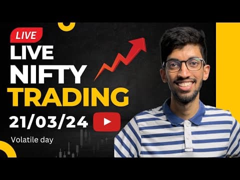 Live Expiry Trading in Nifty | Strategy Mistakes and More | 21 March 2024 thumbnail