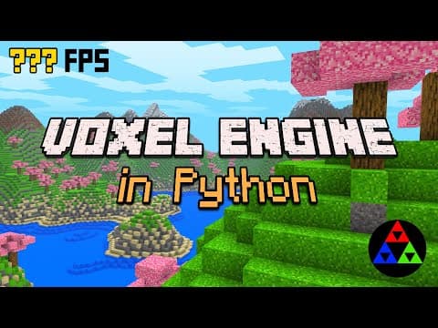 Creating a Voxel Engine (like Minecraft) from Scratch in Python thumbnail