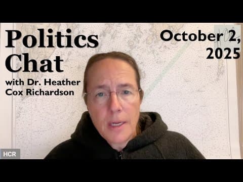 Politics Chat, October 2, 2025 thumbnail
