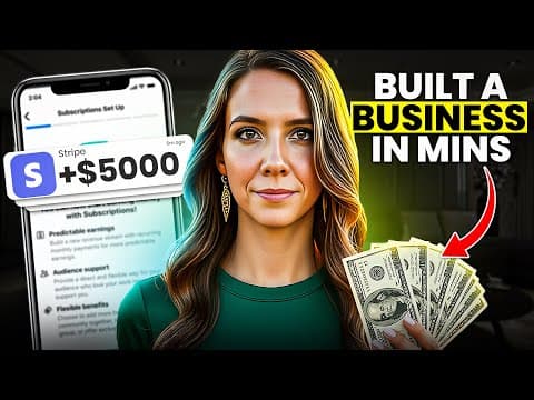 How to Build a $5K/Month Business in 15 Minutes (No Code, No Developers) thumbnail