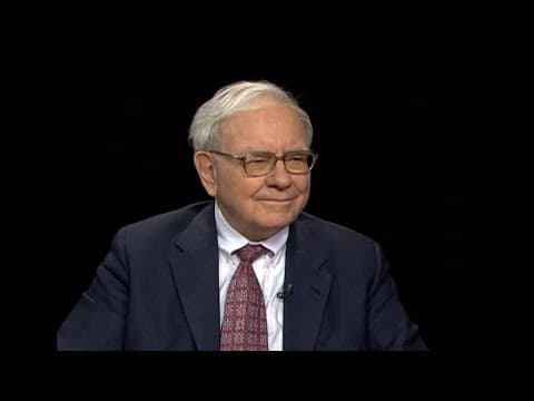 Warren Buffett | Charlie Rose | October 5, 2007 thumbnail