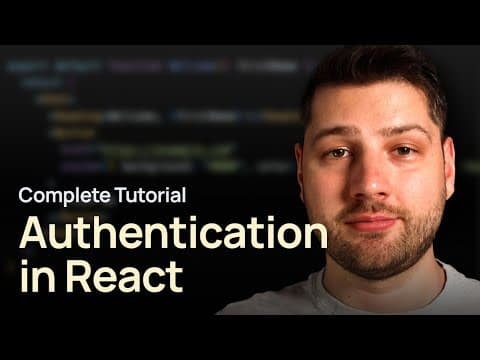 Authentication in React with JWTs, Access & Refresh Tokens (Complete Tutorial) thumbnail