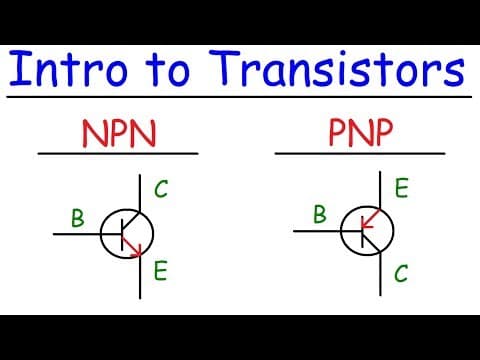 What Are NPN and PNP Transistors and How Do They Work? thumbnail