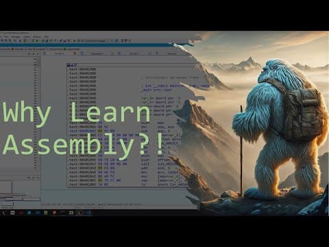 Why Do You Need to Know Assembly to Use IDAPro or Ghidra? Exploring disassembly and decompilation! thumbnail
