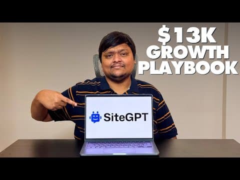 How to grow a SaaS to 13K/month without marketing thumbnail