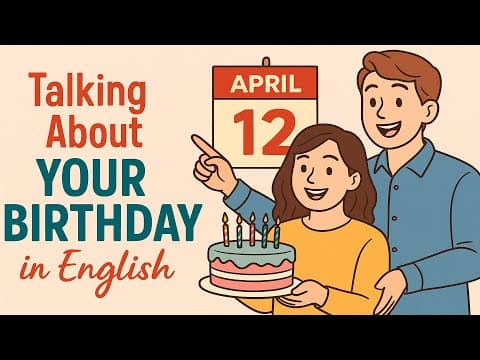 Talking About Your Birthday in English | English Speaking Practice | Beginner Podcast (A1–A2) thumbnail
