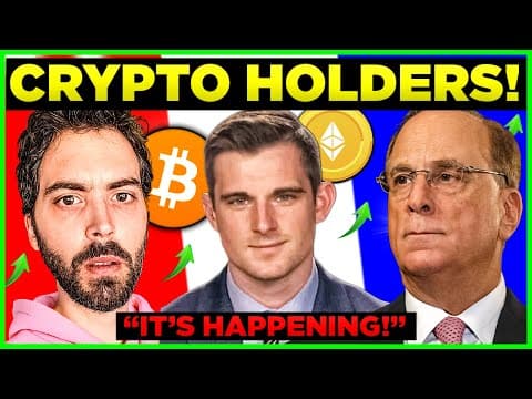 BREAKING - White House Crypto Executive Just Released The Cryptocurrency Bulls! thumbnail