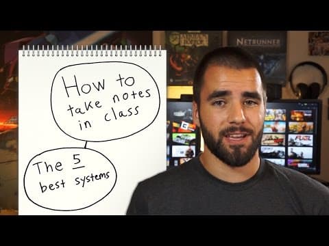 What Are the 5 Best Methods for Taking Notes in Class? thumbnail