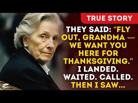 They Said: “Fly Out, Grandma — We Want You Here For Thanksgiving.” I Landed. Waited. Called. Then I thumbnail