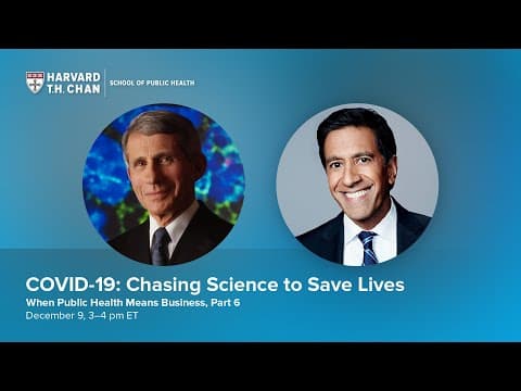 COVID-19: Chasing Science to Save Lives featuring Dr. Anthony Fauci thumbnail