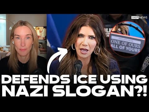 IHIP News: Trump Administration GOES MASK OFF Using NAZI Slogan To DEFEND ICE Murder?! This Is GROSS thumbnail