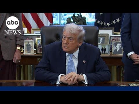 Trump delivers remarks on Venezuela, tariffs and Epstein files thumbnail