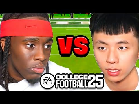 Kai Cenat & Ray Wager For $20,000 In College Football 25! thumbnail