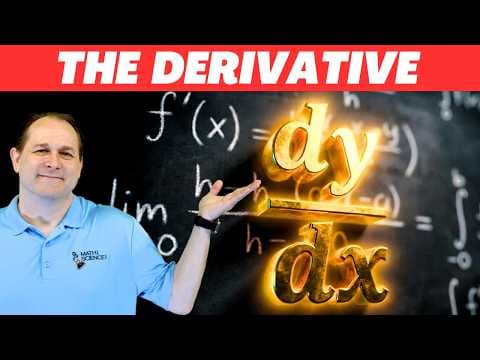 The Derivative - The MOST Important Concept in Calculus thumbnail