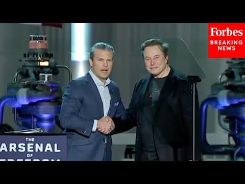 BREAKING NEWS: Pete Hegseth Meets With Elon Musk At SpaceX Headquarters, Discuss Military Technology thumbnail