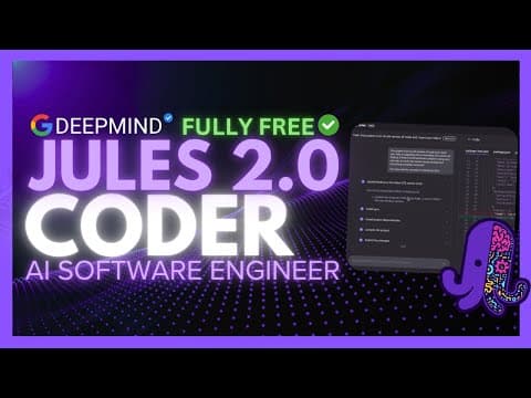 Google Jules 2.0 UPDATE: FULLY FREE Async AI Coder IS INSANELY GOOD! thumbnail